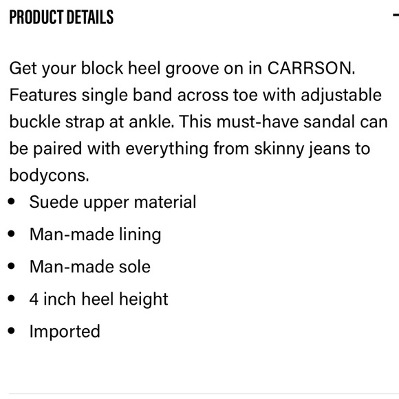 Steve Madden Carrson Suede Block Heels - Picture 14 of 14